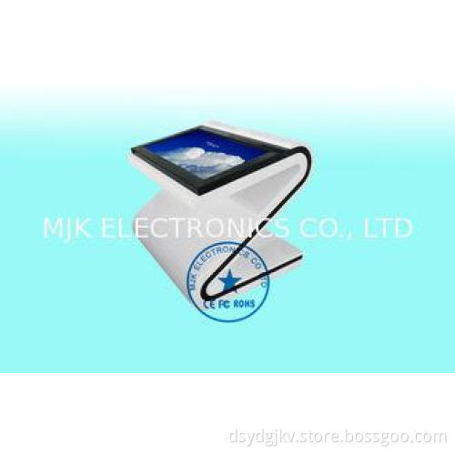 S-Shaped PC LCD Touch Screen Kiosk Windows 7 System dustpro